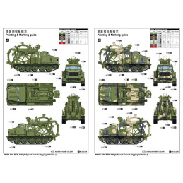 TRACTOR BTM-3 CON EXCAVADORA DE ZANJAS -Escala 1/35- Trumpeter 09502