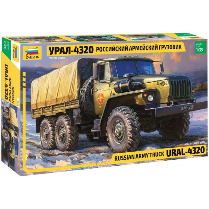 CAMION URAL-4320 1/35 - Zvezda 3654