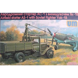 CAMION CON ARRANQUE AS-1 & YAKOLEV YAK-1 - UM MODELS 505