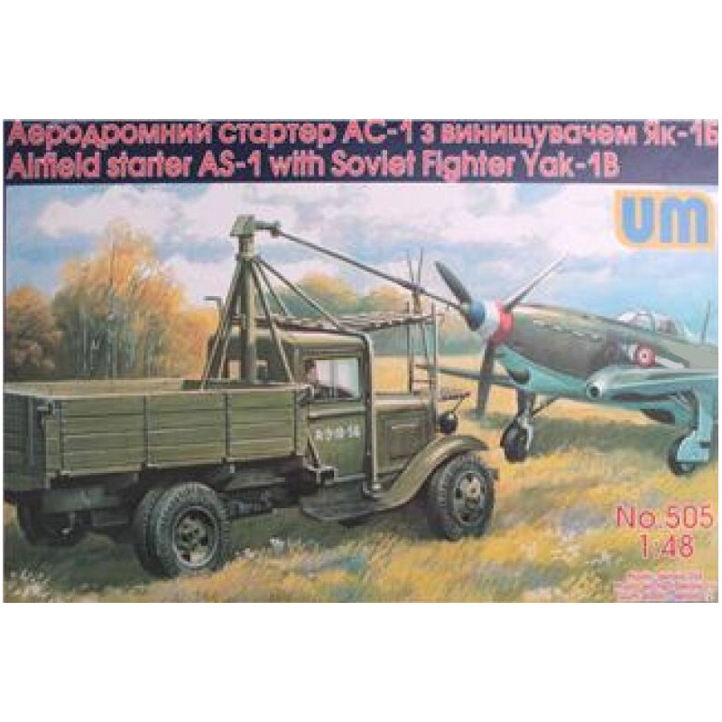 CAMION CON ARRANQUE AS-1 & YAKOLEV YAK-1 - UM MODELS 505