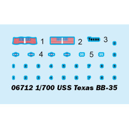 ACORAZADO U.S.S. TEXAS BB-35 -Escala 1/700 - Trumpeter 06712