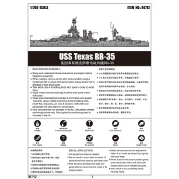 ACORAZADO U.S.S. TEXAS BB-35 -Escala 1/700 - Trumpeter 06712