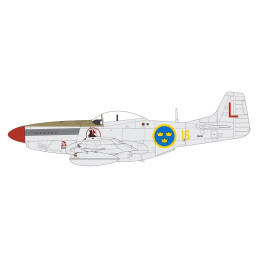 NORTH AMERICAN F-51 D MUSTANG -Escala 1/48 - Airfix A05136