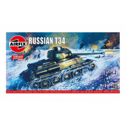 CARRO DE COMBATE T-34/85 Vintage Classics -Escala 1/76- AIRFIX 01316V