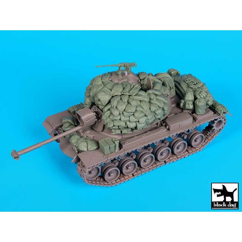 SET ACCESORIOS M-48 A3 PATTON (Big Set) -1/35- BLACK DOG T35162