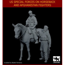 SOLDADOS U.S. SPECIAL FORCE & GUERRERO AFGANO -1/35- Black Dog F35125