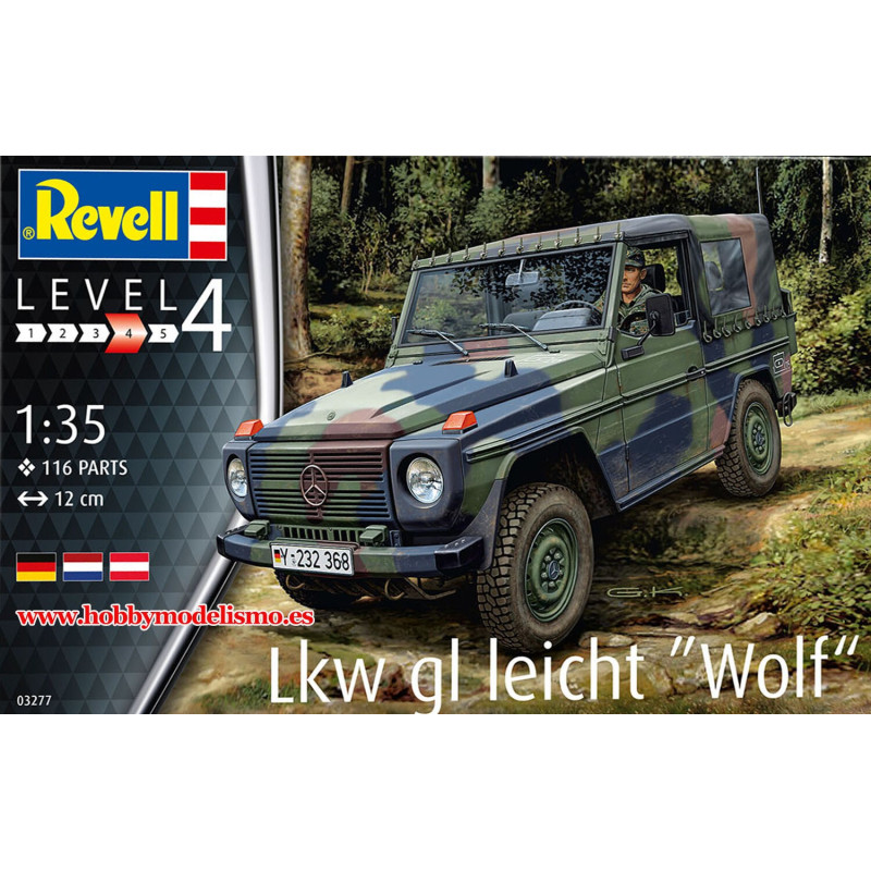 VEHICULO TODOTERRENO WOLF -1/35- Revell 03277