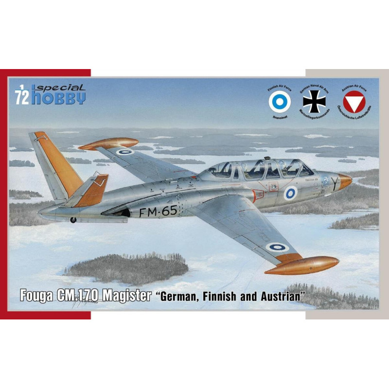 FOUGA CM.170 MAGISTER (Alemania, Finlandia y Austria) -1/72- Special Hobby 72373