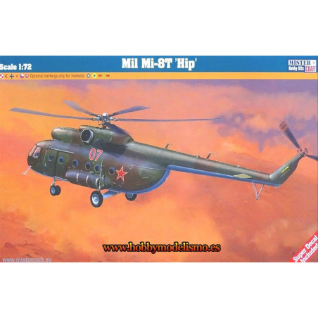 MIL MI-18T HIP - ESCALA 1/72 - mister craft 060053