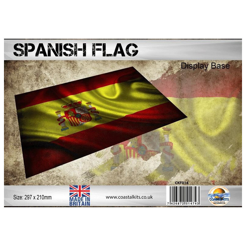 BASE BANDERA ESPAÑOLA (297 x 210 mm) Coastal Kits CKF014