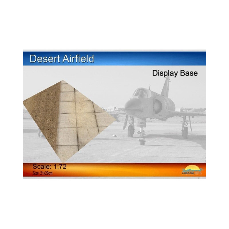 PISTA DE AVIACION DESIERTO (297 x 210 mm) -1/72- Coastal Kits CKS310-72