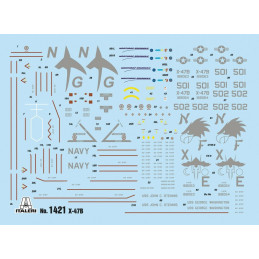 NORTHROP GRUMMAN X-47 B -1/72- Italeri 1421