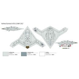 NORTHROP GRUMMAN X-47 B -1/72- Italeri 1421