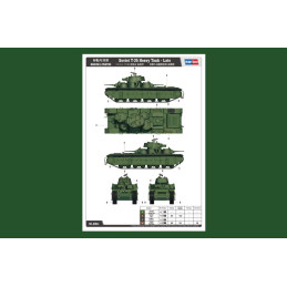 CARRO PESADO T-35 LATE - ESCALA 1/35 - HOBBYBOSS 83844