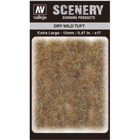 WILD TURF - DRY WILD TUFT (L: 12 mm x 35 unidades) - Acrylicos Vallejo SC425