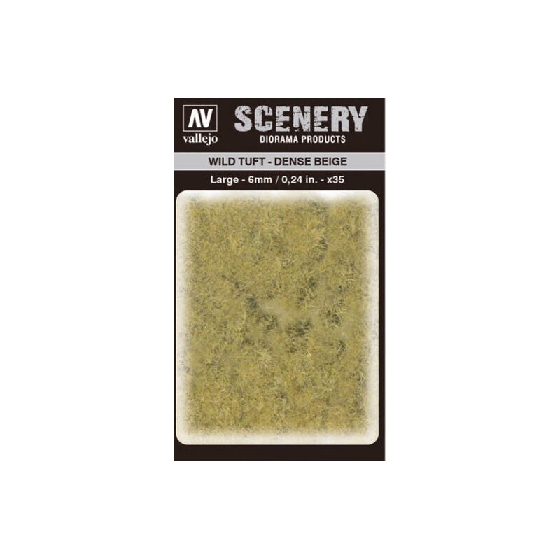 WILD TURF - DENSE BEIGE (L: 6 mm x 35 unidades) - Acrylicos Vallejo SC412