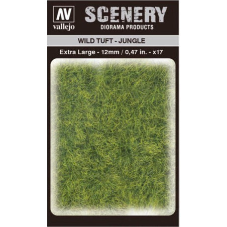 WILD TURF - JUNGLE (L: 12 mm x 35 unidades) - Acrylicos Vallejo SC428