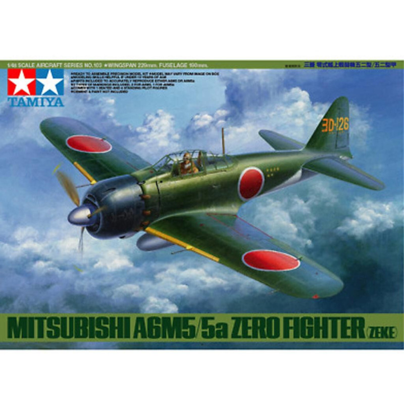 MITSUBISHI A6M5/5a ZERO ESCALA 1/48 - TAMIYA 61103