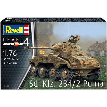 SD.KFZ.234/2 PUMA- ESCALA 1/76 - REVELL 03288