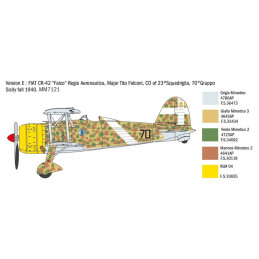 FIAT CR.42 FALCO (Battle of Britain 80 Aniversario- Escala 1/48 - Italeri 2801