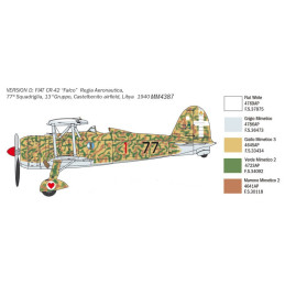 FIAT CR.42 FALCO (Battle of Britain 80 Aniversario- Escala 1/48 - Italeri 2801