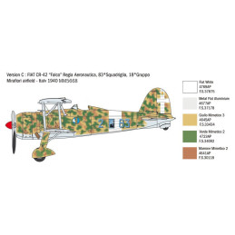 FIAT CR.42 FALCO (Battle of Britain 80 Aniversario- Escala 1/48 - Italeri 2801
