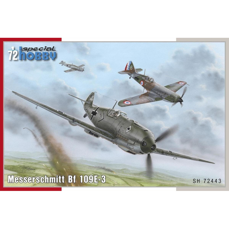 MESSERSCHMITT Bf-109 E-3 -Escala 1/72- Special Hobby SH72443