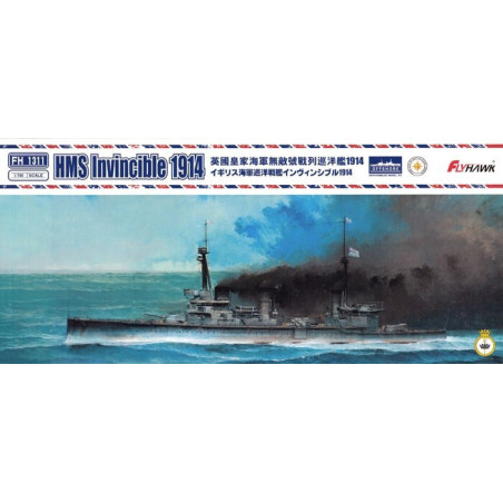 CRUCERO H.M.S. INVENCIBLE (1914) -Escala 1/700- FlyHawk FH1311