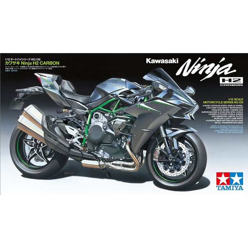 KAWASAKI NINJA H2 Carbon -Escala 1/12- Tamiya 14136