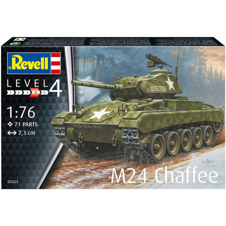 CARRO DE COMBATE M-24 CHAFFE -Escala 1/76- Revell 03323