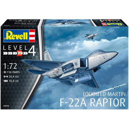 LOCKHEED MARTIN F-22 A RAPTOR -Escala 1/72- Revell 03858