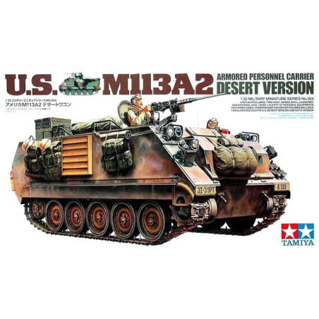 ARMORED PERSONAL CARRIER US M113A2 DESERT VERSION - ESCAL 1/35 - TAMIYA 35265