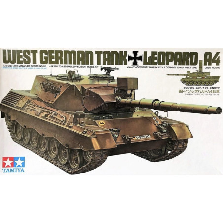 CARRO DE COMBATE LEOPARD 1 - A4 ALEMANIA OCCIDENTAL - ESCALA 1/35 - TAMIYA 35112