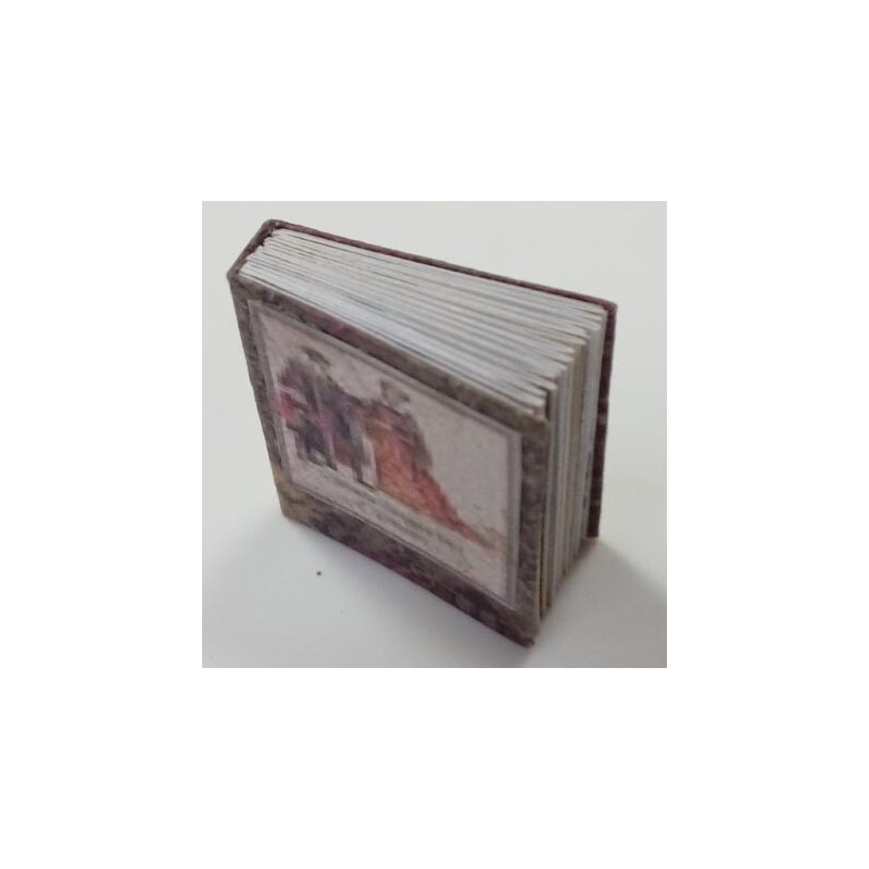 LIBRO MINIATURA CON HOJAS IMPRESAS (LIBROS VARIADOS) - HOBBY DOLLSHOUSE ACCESORIES 503