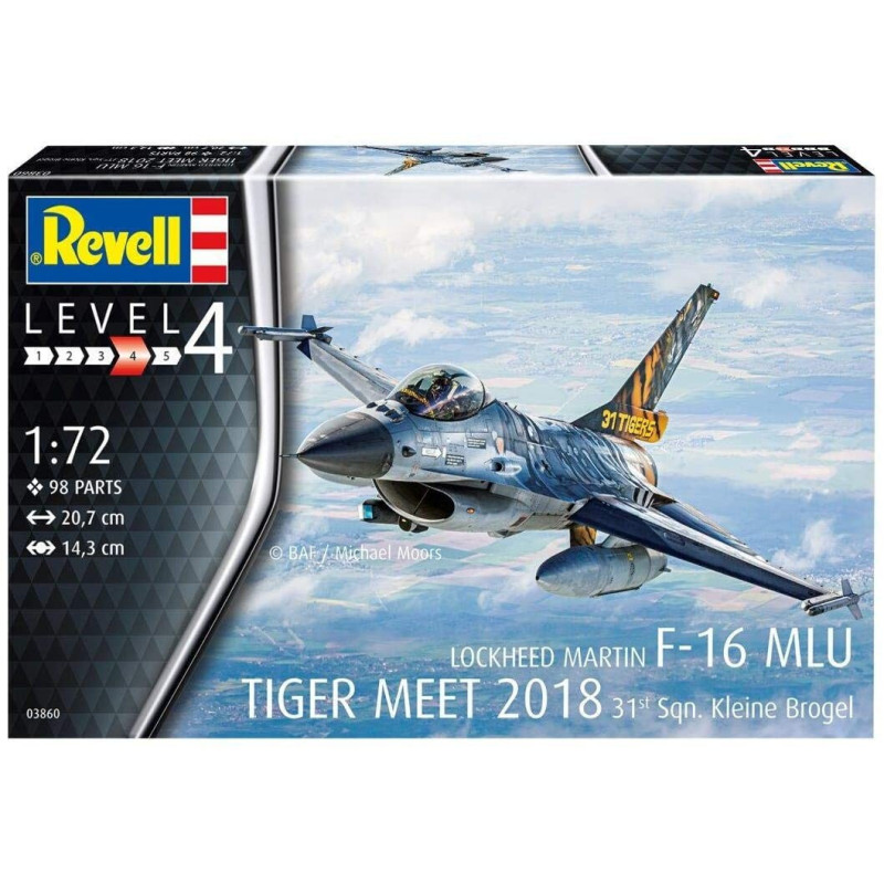 LOCKHEED MARTIN F-16 FIGHTING FALCON MLU 31 Squadron - escala 1/72 - REVELL 03860