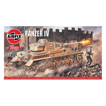 CARRO DE COMBATE SD.KFZ.161 PANZER IV -ESCALA 1/76 - AIRFIX A02308V