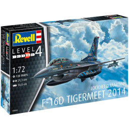 LOCKHEED MARTIN F-16 D FIGHTING FALCON Tiger Meet 2014" -Escala 1/72- Revell 03844"