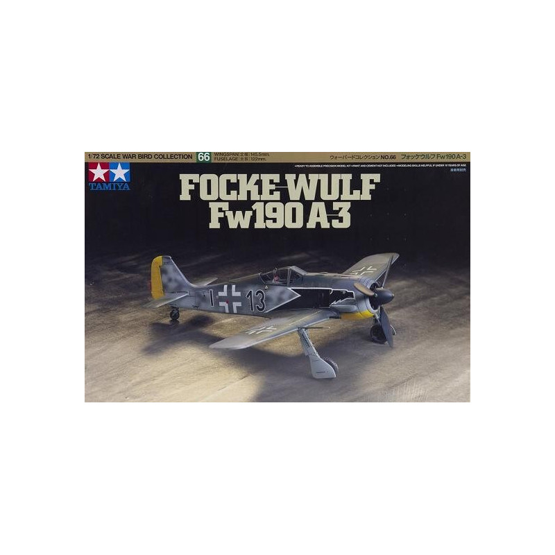 FOCKE-WULF Fw-190 A3 -Escala 1/72- Tamiya 60766