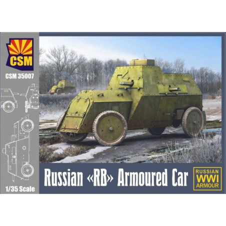 COCHE BLINDADO RB (Rusia) -Escala 1/35- Copper State Models CSM 35007