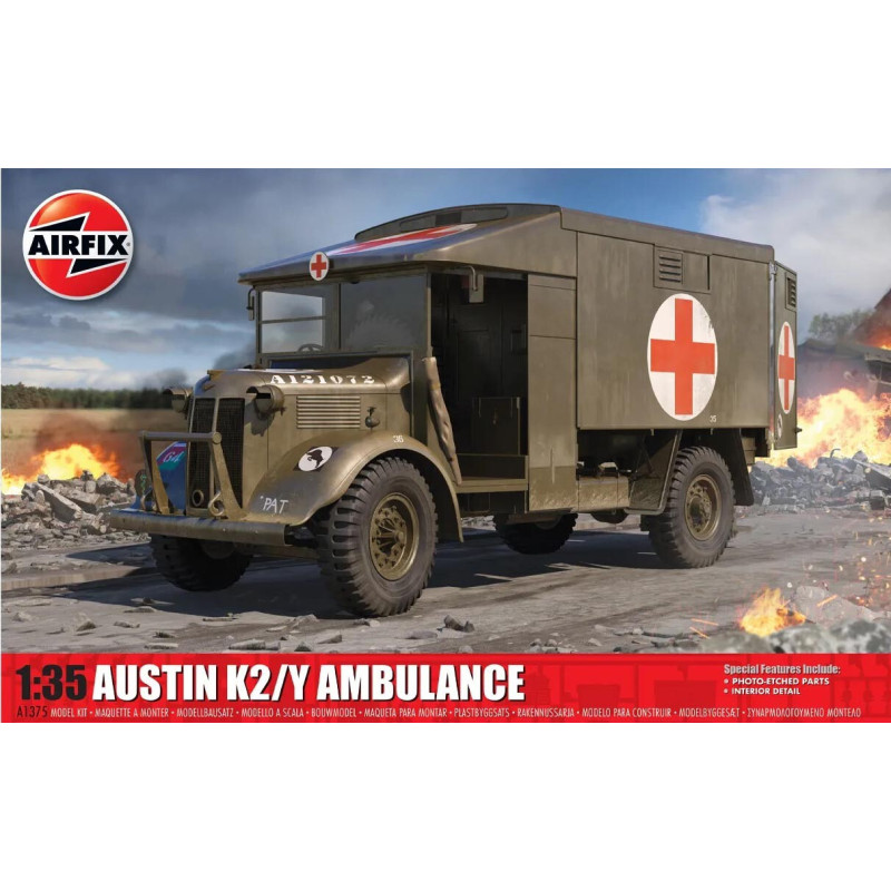 CAMION AUSTIN K2/Y AMBULANCIA -Escala 1/35- Airfix A1375