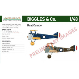 SOPWHITH F.1 CAMEL BIGGLES & Co" (Dual Combo)  -Escala 1/48- Eduard 11151"