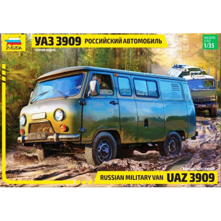 RUSSIAN VAN UAZ 3909 - ZVEZDA 3644 - ESCALA 1/35 -