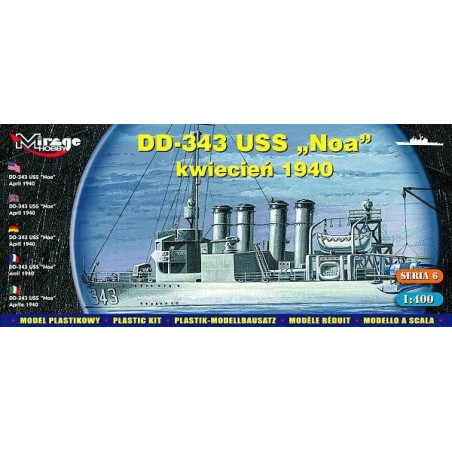 DESTRUCTOR U.S.S. NOA DD-343 (1940) -Escala 1/400- Mirage Hobby 40604