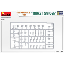 SOLDADOS ALEMANES & PRISIONEROS BRITANICOS MARKET GARDEN" (Cabezas Resina) -Escala 1/35- MiniArt Model 35393"