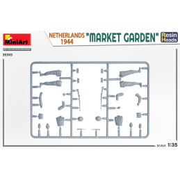 SOLDADOS ALEMANES & PRISIONEROS BRITANICOS MARKET GARDEN" (Cabezas Resina) -Escala 1/35- MiniArt Model 35393"