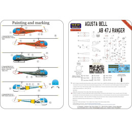 AUGUSTA - BELL AB-47 J RANGE - Escala 1/72- LF Models PE7247