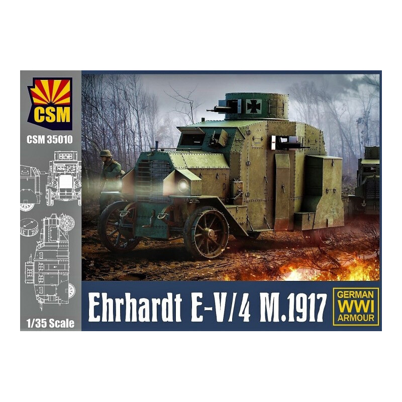 CAMION BLINDADO EHRHARDT Mod. 1917 -Escala 1/35- Copper State Model 35010