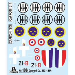 CAPRONI Ca. 313/314 -Escala 1/72- Italeri 106