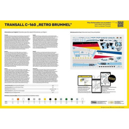 TRANSALL C-160 RETRO BRUMMEL -Escala 1/72- Heller 80358