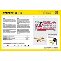 CANADAIR CL-415 Securite Civile" -Escala 1/72- Heller 80370"